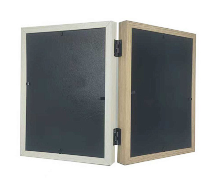 Фоторамка-коллаж складная декоративная из МДФ для 2 фотографий 10x15 см., серия "Классик", 15,9х4х20,9 см