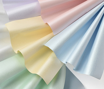 Упаковочная бумага с перламутровым отливом 53 см* 4 ярда, 120 г/м², белый