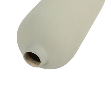 Ваза керамическая, цвет пастельно-зеленый, 7,5*18,5 см