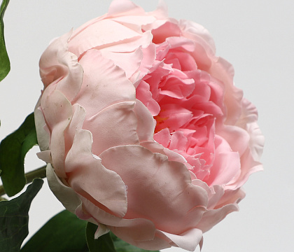 Цветок искусственный декоративный "Пион", H58*D11 см., розовый