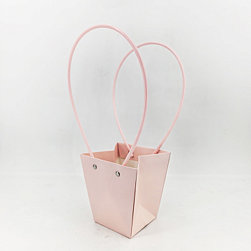 Пакет подарочный "Мастхэв" супер-мини, 9х6,5х10 см, 10 шт./упак., бледно-розовый