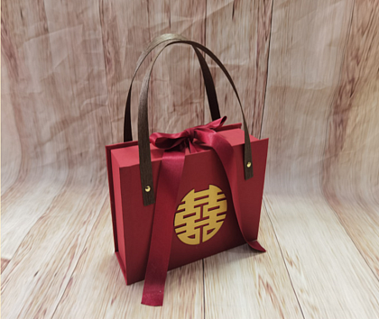 Коробка для подарка 20*14*6 см, 1 шт., красный