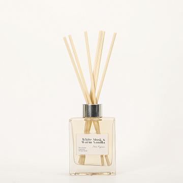 Ароматический диффузор с палочками 100 мл., White Musk & Warm Vanilla/Белый мускус и теплая ваниль