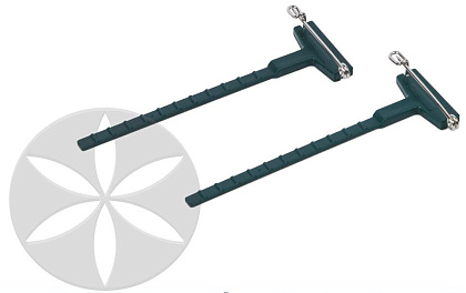 Клипса для бутоньерки, 100 шт./упак., темная