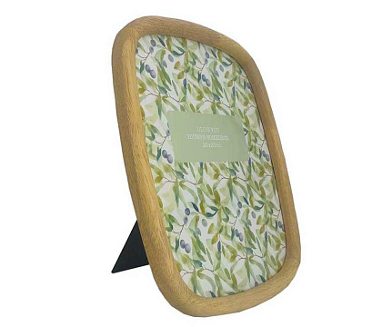 Фоторамка декоративная из дерева, серия "Оливия", со стеклом, 20x25 см