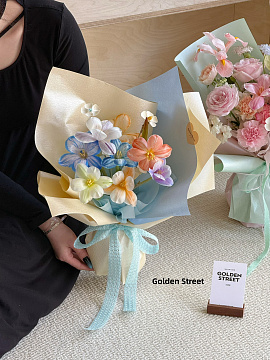 Упаковочная бумага с перламутровым отливом 53 см* 4 ярда, 120 г/м², белый