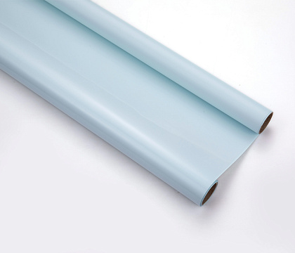 Упаковочный материал Лаковая пленка, 65 мкр, 58 см х 10 м, голубой