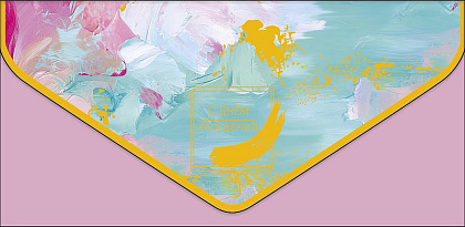 Открытка-конверт "С Днем Рождения!", размер: 9,3х19 см, в упак. 1 шт.