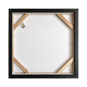 Картина "Хлопок", 80% ручная работа, рама пластиковая, 60x60