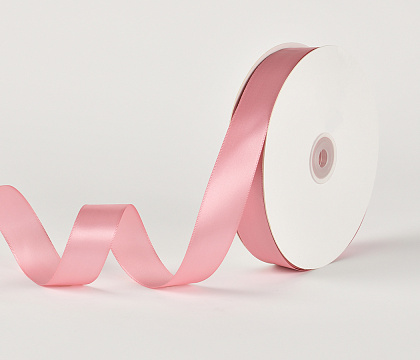 Лента атласная полиэстер 2.5 см*80 ярдов, викторианская роза (5 шт./упак.)