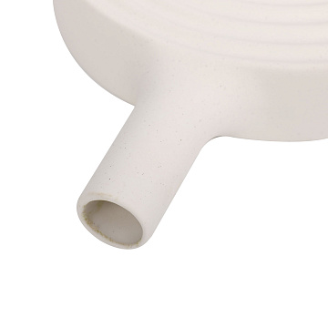 Ваза керамическая, цвет белый, 21*28,2 см