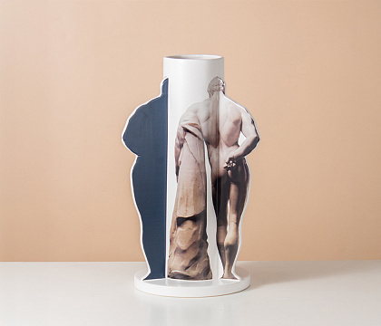 Керамическая декоративная ваза "Геркулес", 28,5*28*47,5 см