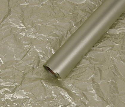 Упак. материал флористическая пленка с перламутровым эффектом, 50 мкр, 57 см х 10 м, мятный