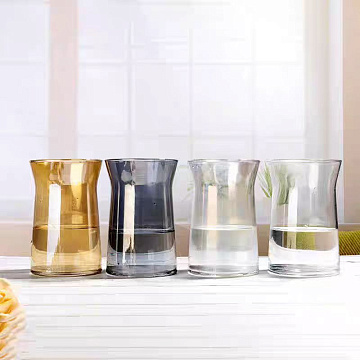 Ваза стеклянная 10,8*16,4*H16,4 см, 1 шт., радужный