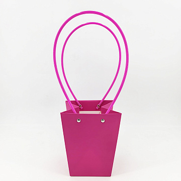 Пакет подарочный "Мастхэв" супер-мини, 9х6,5х10 см, 10 шт./упак., малиновый