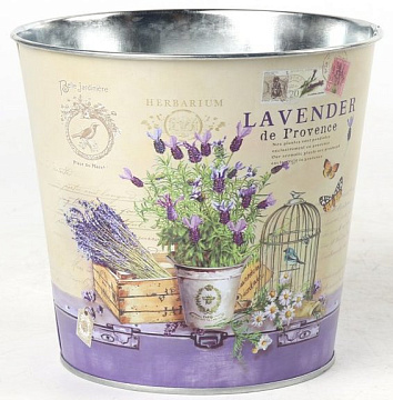 Декоративное кашпо "Прованс" 15XH13,5CM/B11,5, металл