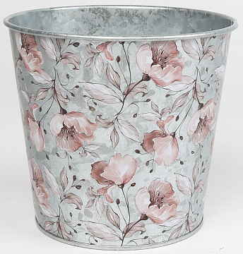 Декоративное кашпо "Нежность прикосновения'' D16,4XH15,4 BD12 см, металл