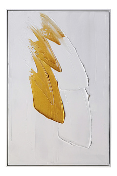 Картина "Импульс II", 100% ручная работа, рама пластиковая, 60x90