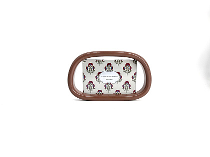 Фоторамка декоративная из МДФ серия "Рондо", цвет коричневый, со стеклом, 15x10 см