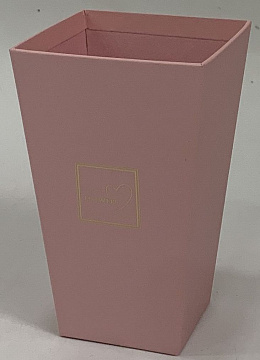 Коробка под цветы 9x6x14,5 см. 1 шт., розовый