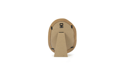 Фоторамка декоративная из дерева, асимметричная, со стеклом, 15x20 см