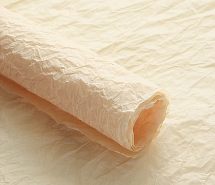 Упаковочная бумага 56 см*56 см, 5листов/упак, 80 г/м², шампань