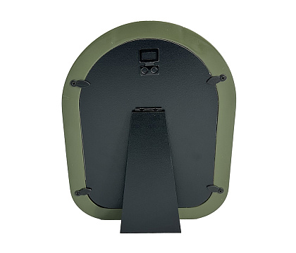 Фоторамка декоративная из эпоксидной смолы, серия "Бабл", цвет зеленый, со стеклом, 15x20 см