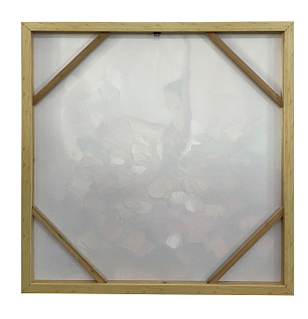 Картина "Карнавал", 80% ручная работа, рама пластиковая, 100*100*3,5