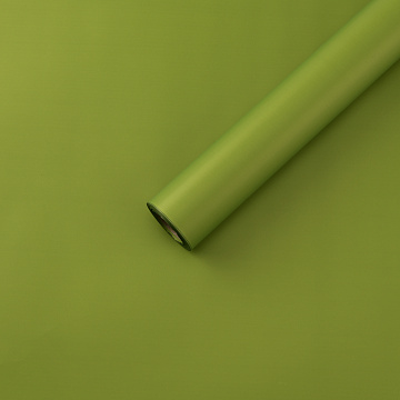 Упак. материал матовая пленка "Фаворит new" однотонная, 50 мкр, 50 см х 10 м, хаки