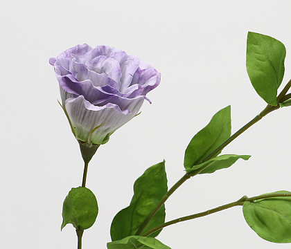 Цветок искусственный декоративный "Эустома", 71 см., сиреневый