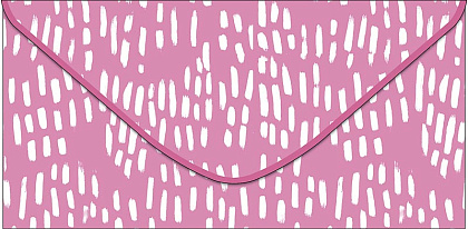 Открытка-конверт "Орнамент!", размер: 8,3х16,7 см, в упак. 10 шт.