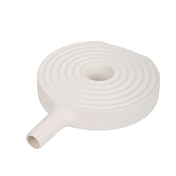 Ваза керамическая, цвет белый, 21*28,2 см