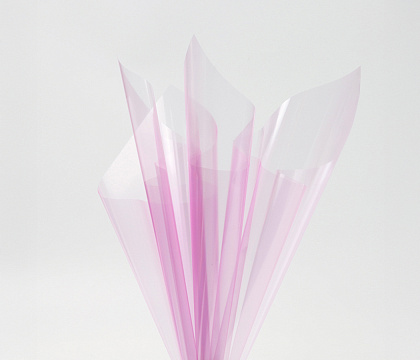 Упак. материал флористическая пленка "Звездная пыль", 60 см х 10 м, светло-сиреневый